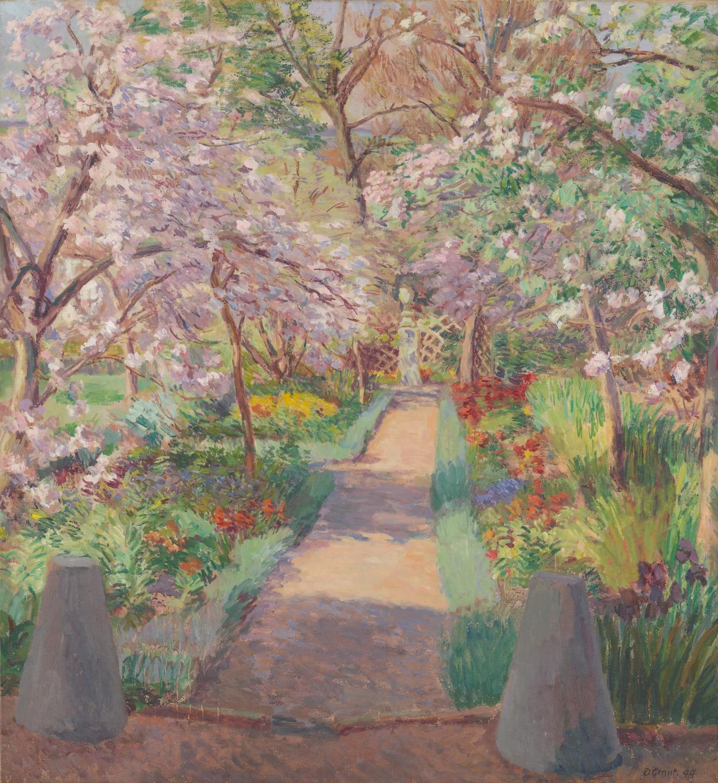 Garden Path in Spring