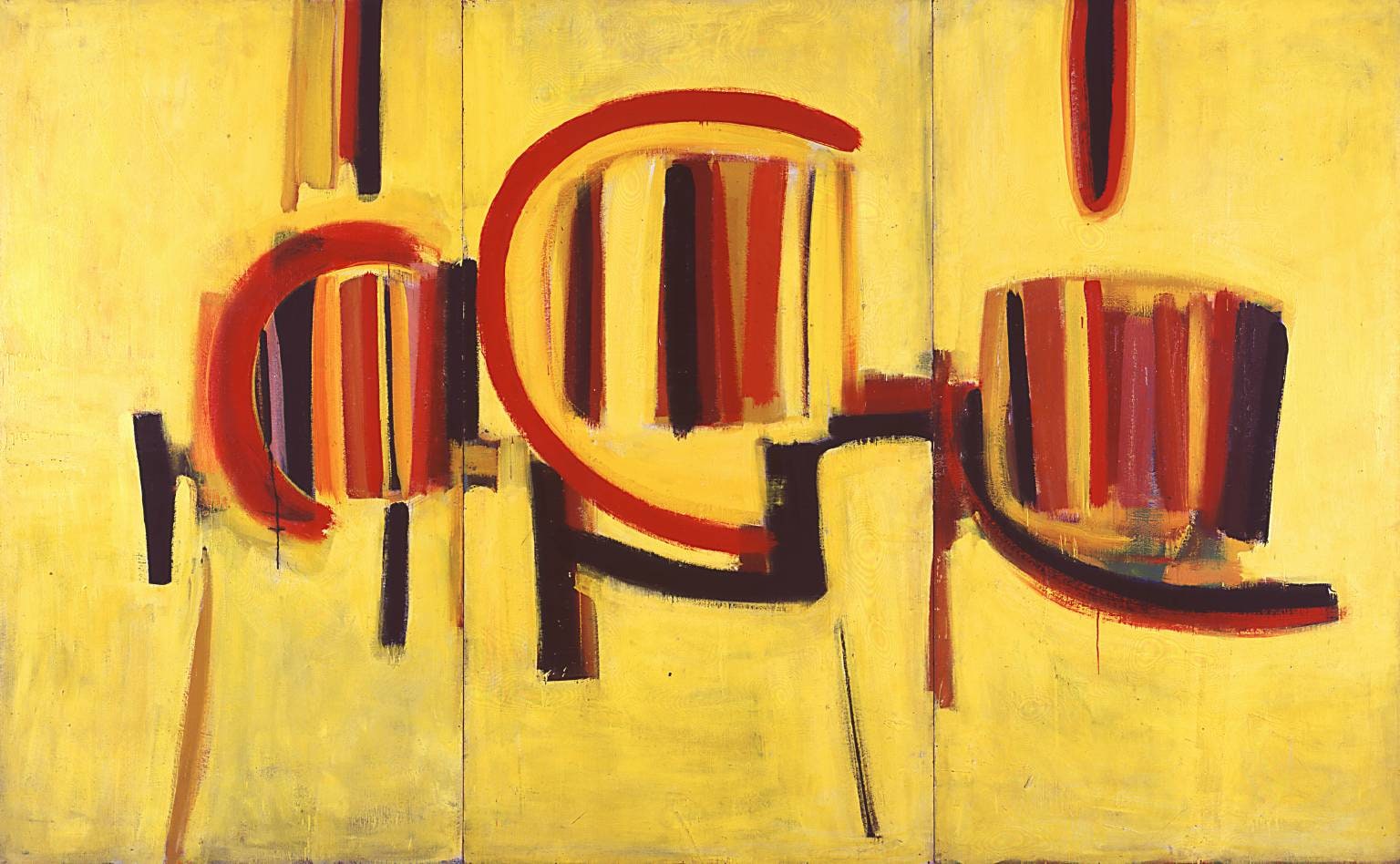 Yellow Triptych