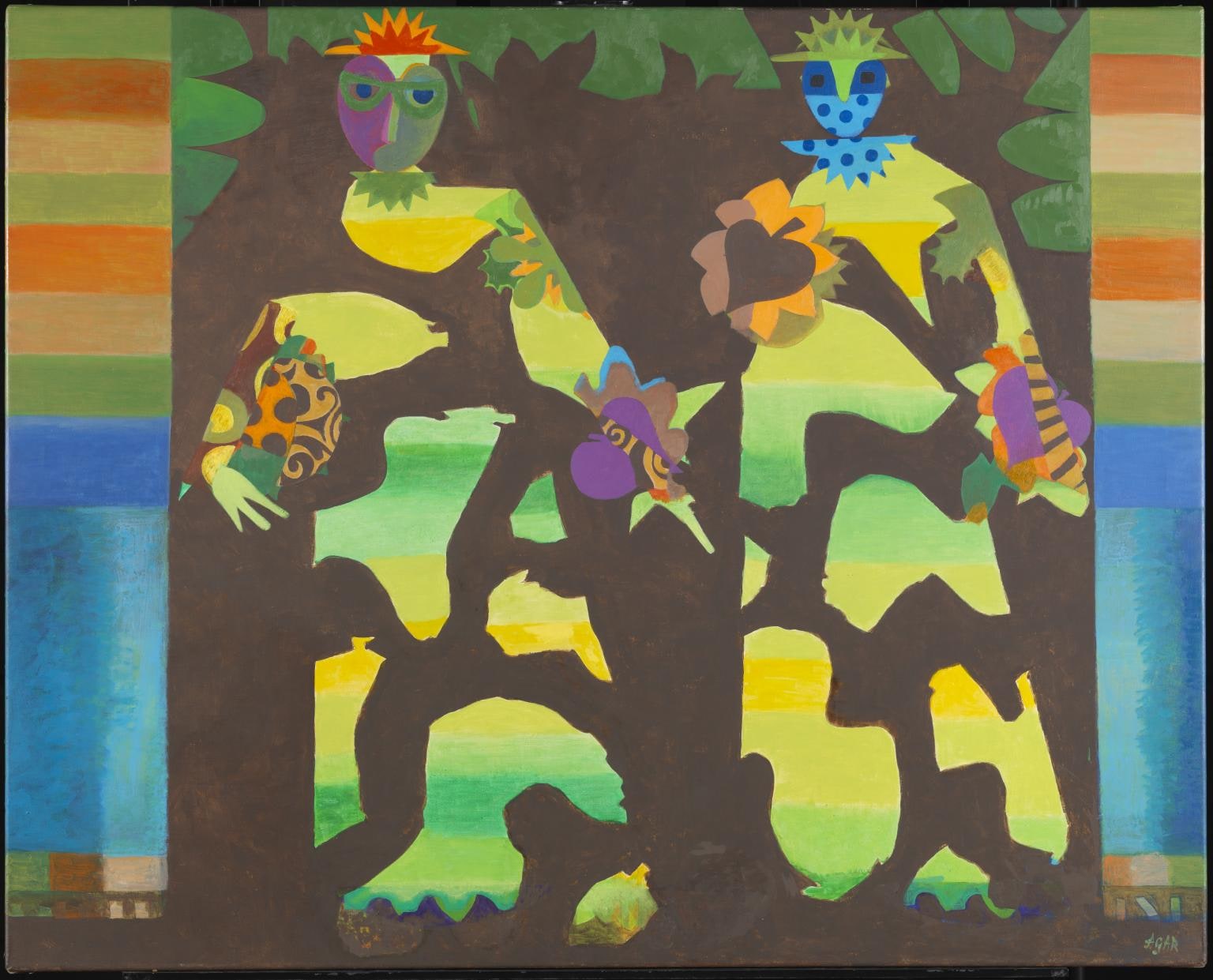 Figures in a Garden