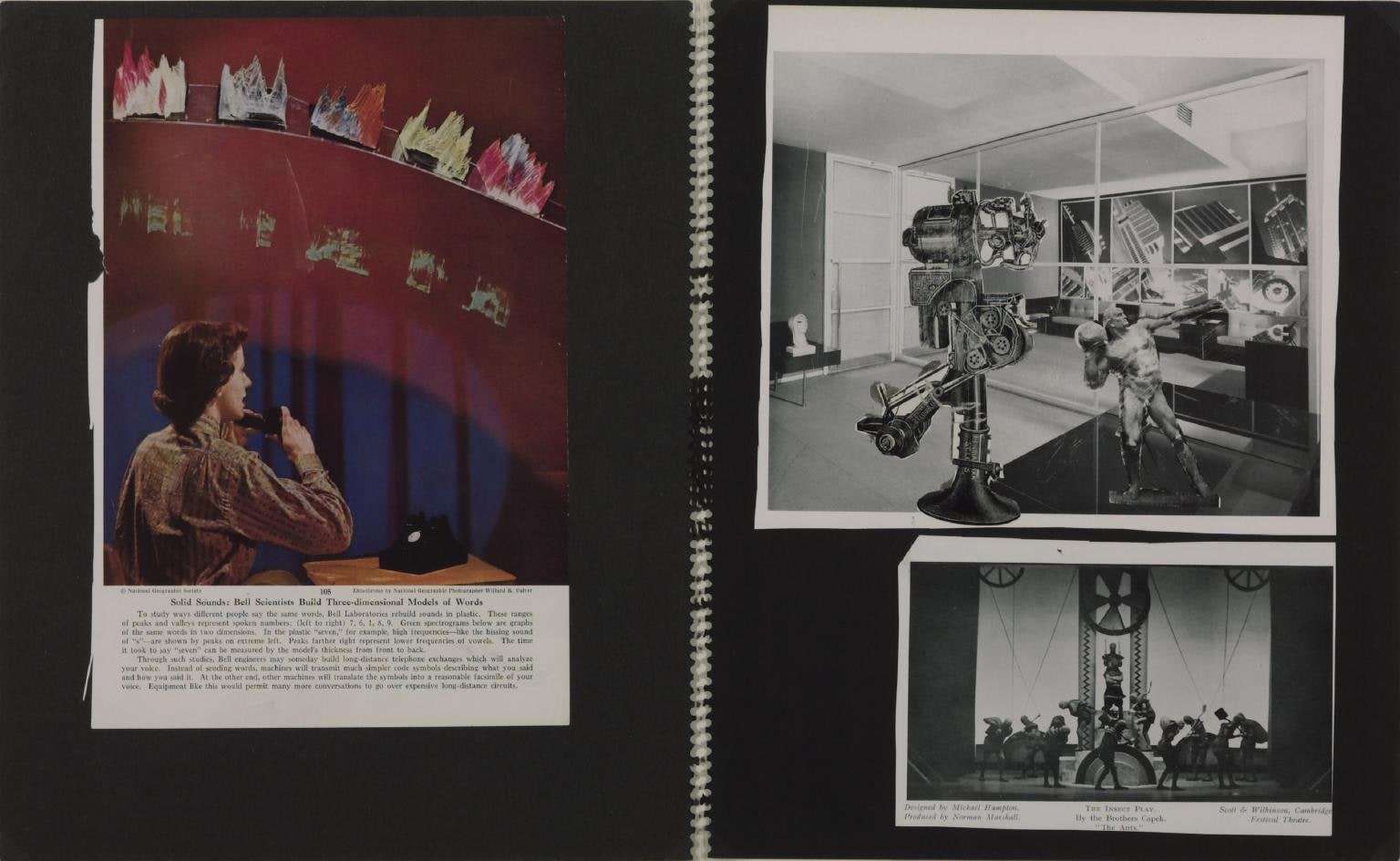 [title not known: page from a scrapbook]