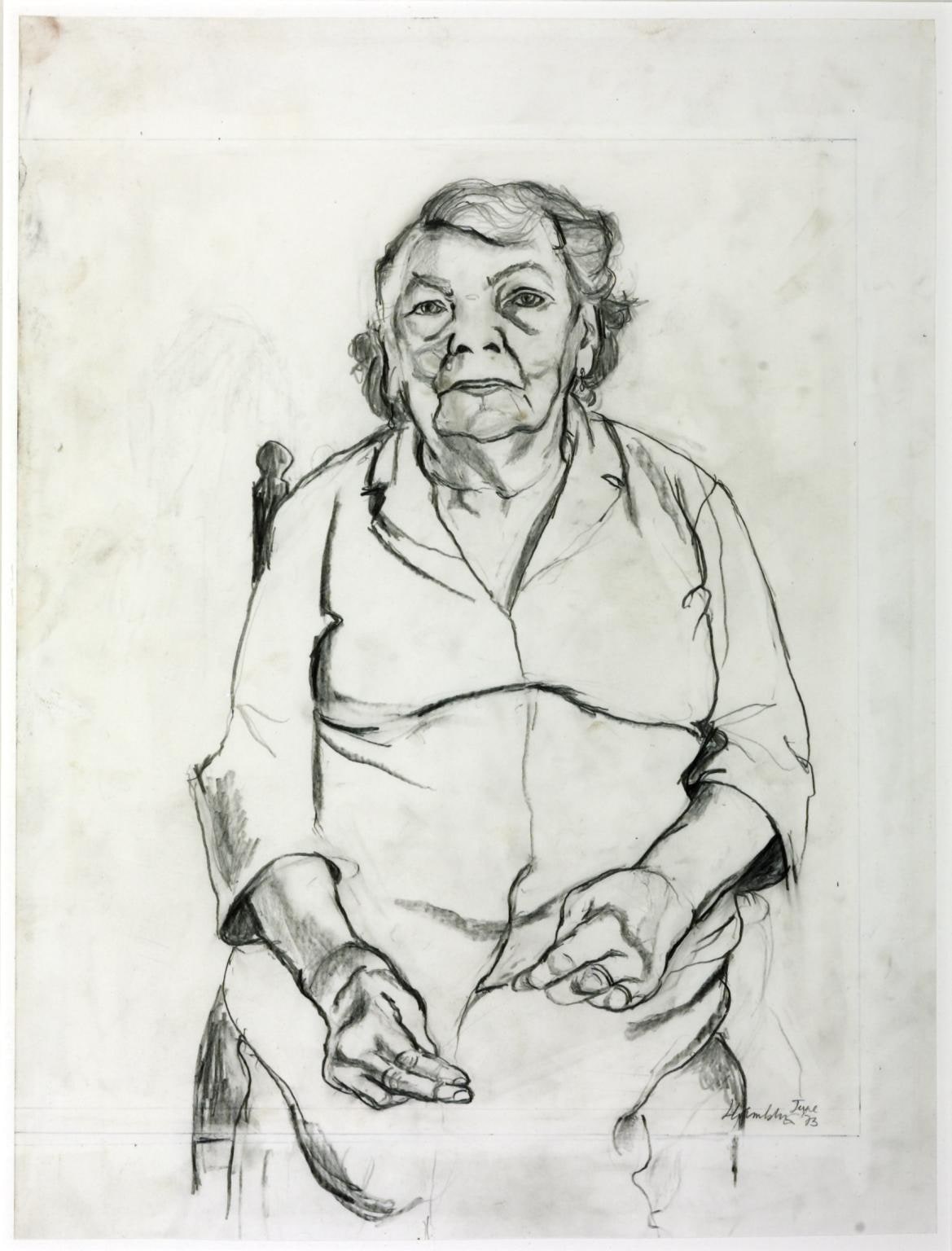 Study for Portrait of Frances Rose