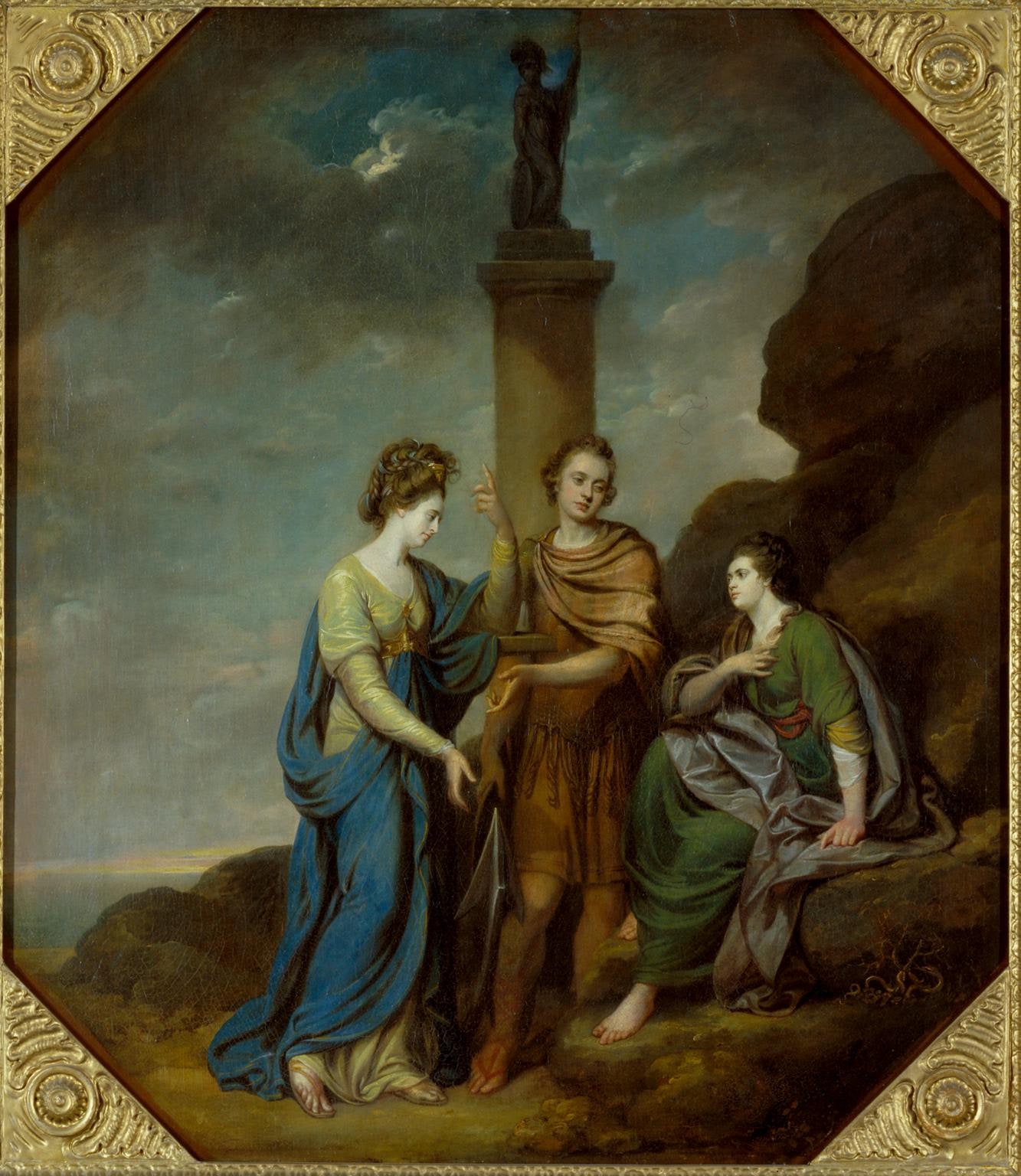 Portrait of a Gentleman, his Wife and Sister, in the Character of Fortitude introducing Hope as the Companion to Distress (‘The Witts Family Group’)