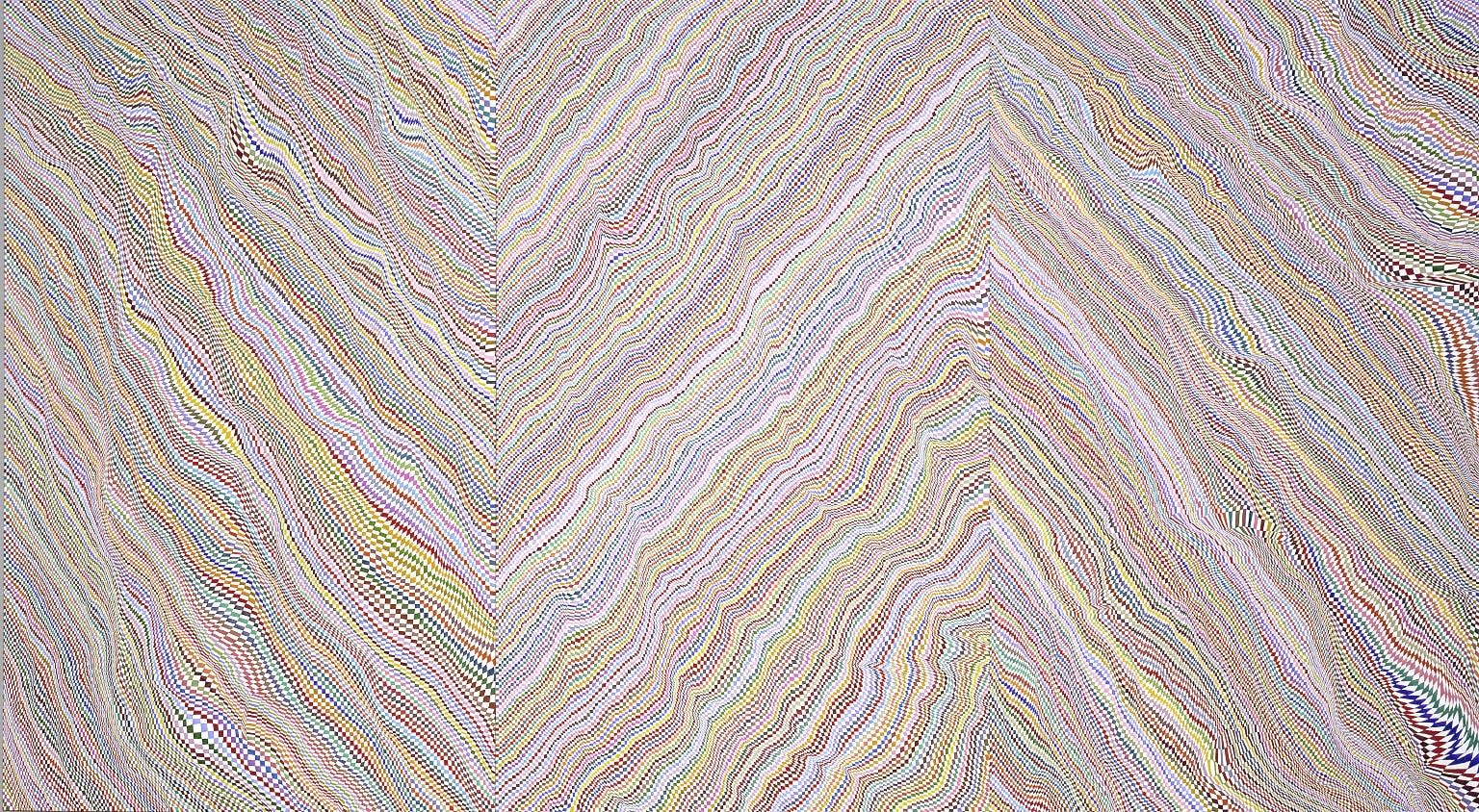 Small Touching Squares Painting