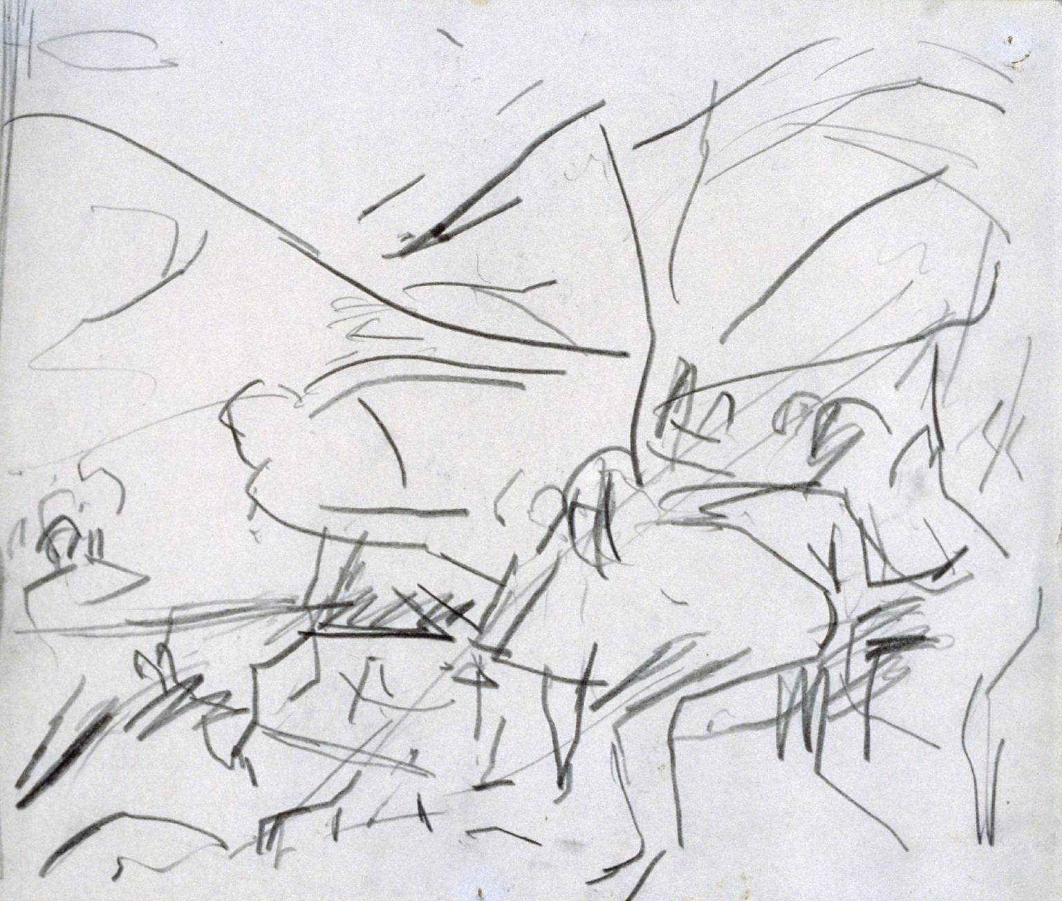 Sketch from Titian’s ‘Bacchus and Ariadne’