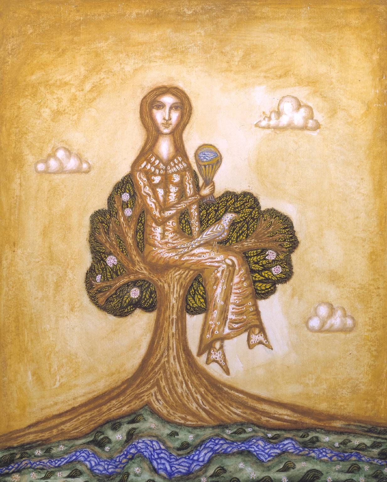 The Artist’s Wife Seated in a Tree