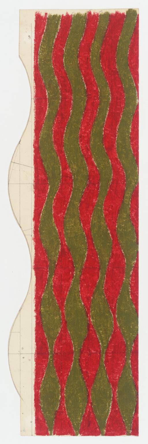 Red and Olive Wave