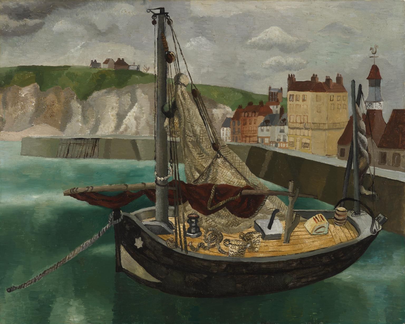 A Fishing Boat in Dieppe Harbour