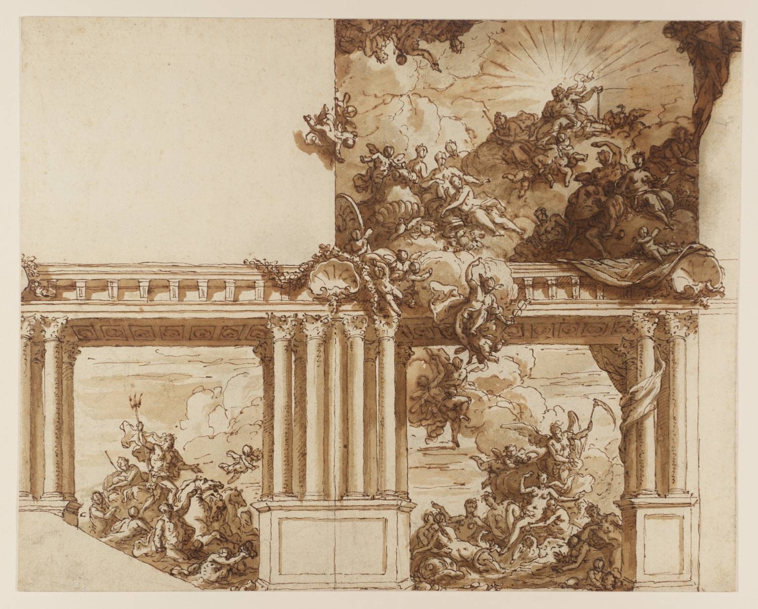 A Ceiling and Wall Decoration