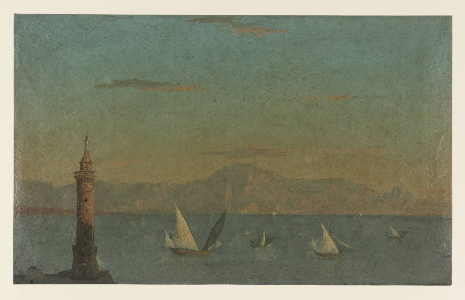 The Bay of Naples and the Mole Lighthouse