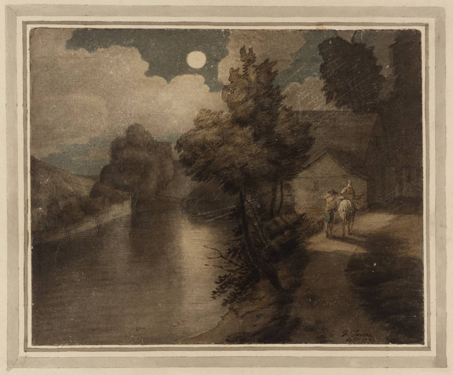 A View by Moonlight in the Bunhay at Exeter