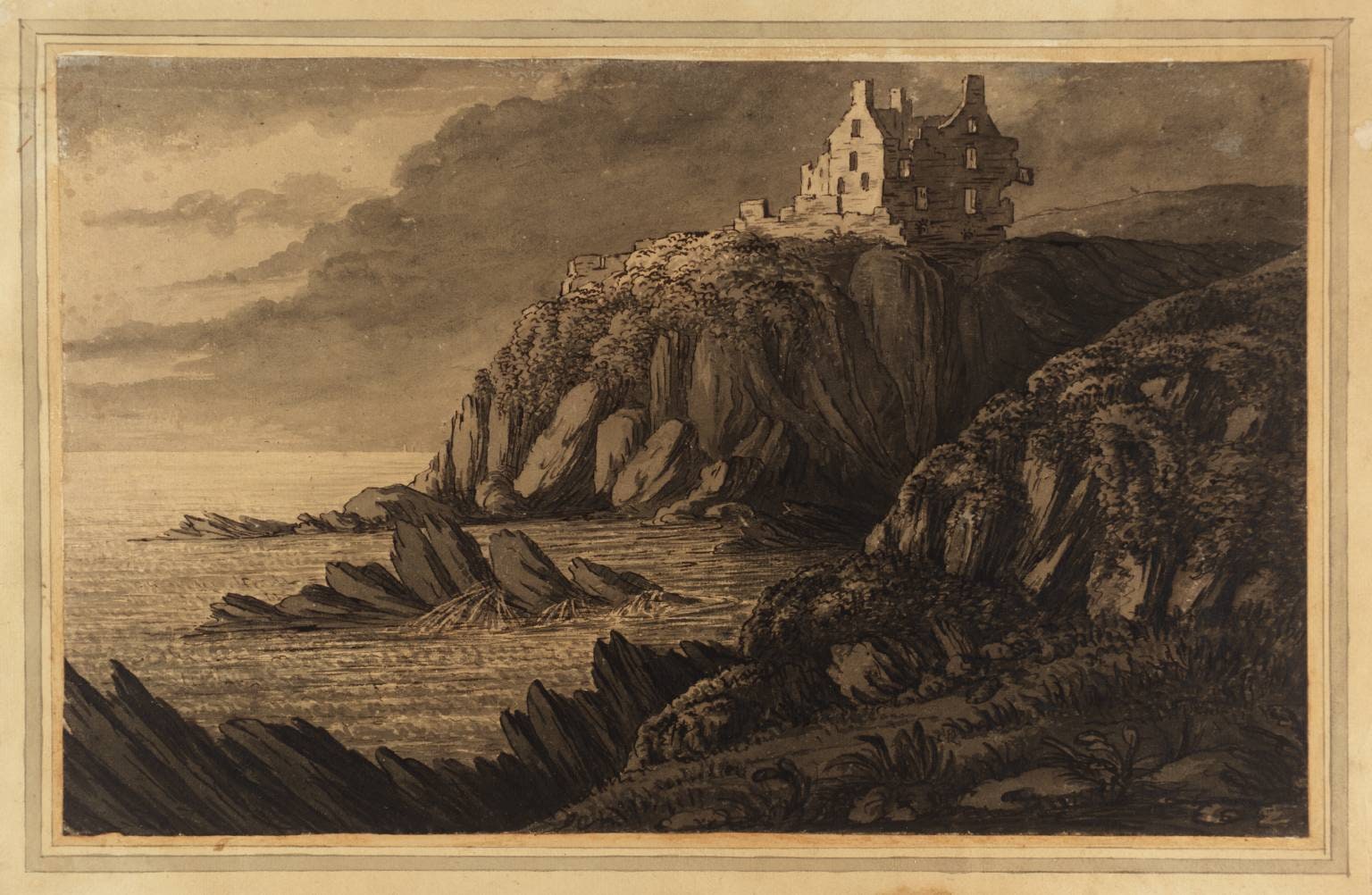 Dunskie Castle near Port Patrick