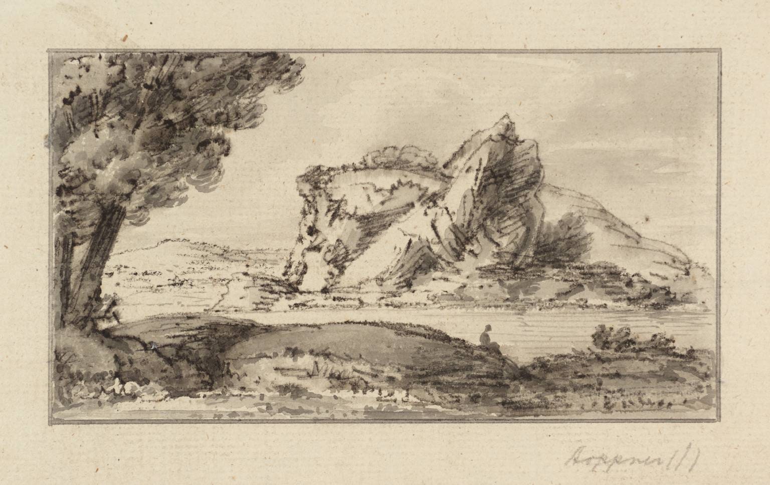 A Cliff beyond a River