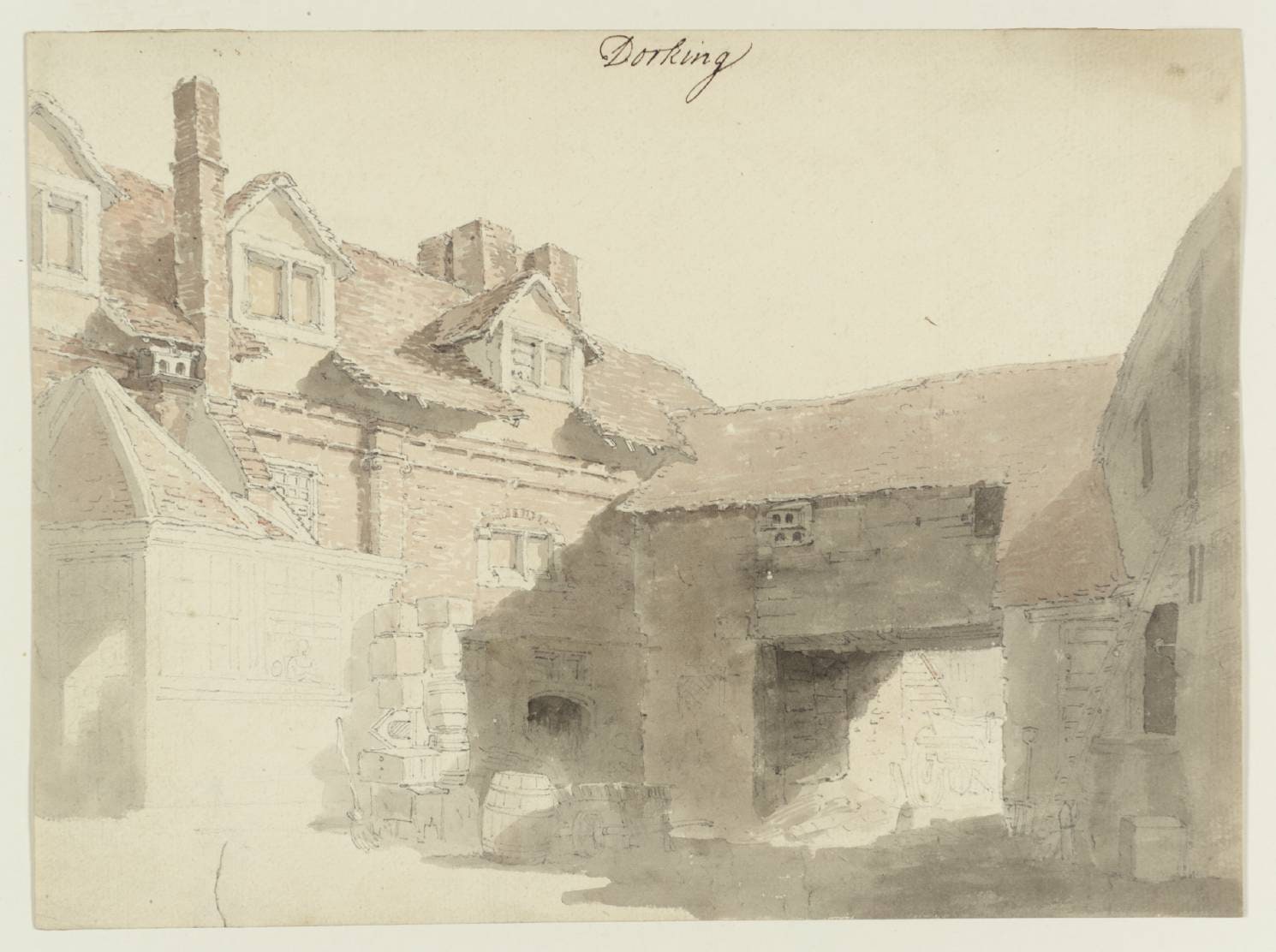 The Back Yard of an Inn at Dorking
