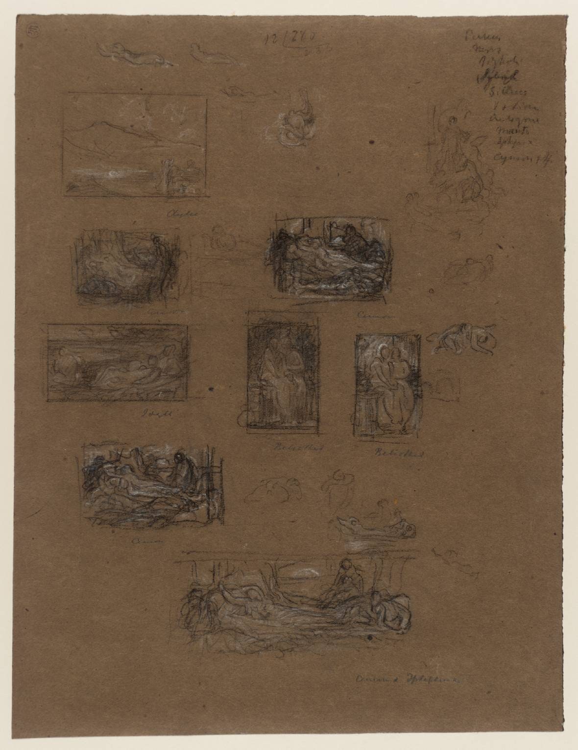Cimon and Iphigenia, with Many Smaller Subjects