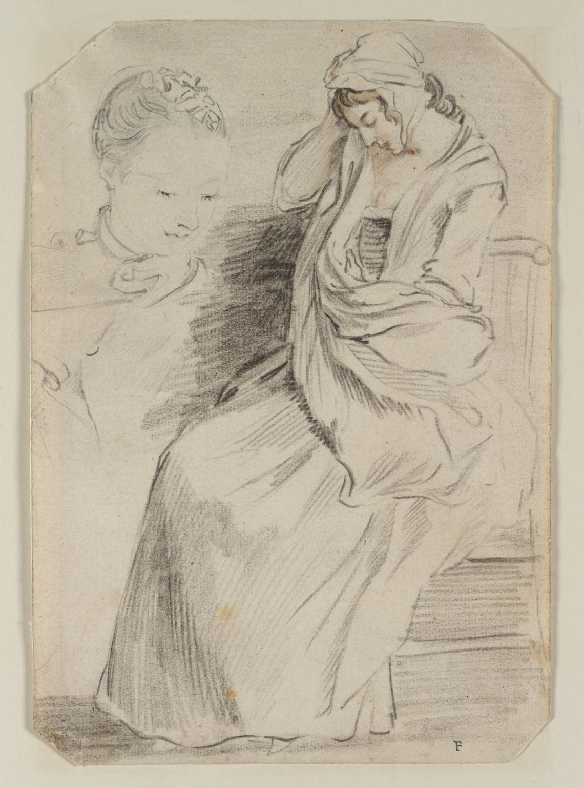 A Sleeping Woman; Study of a Head
