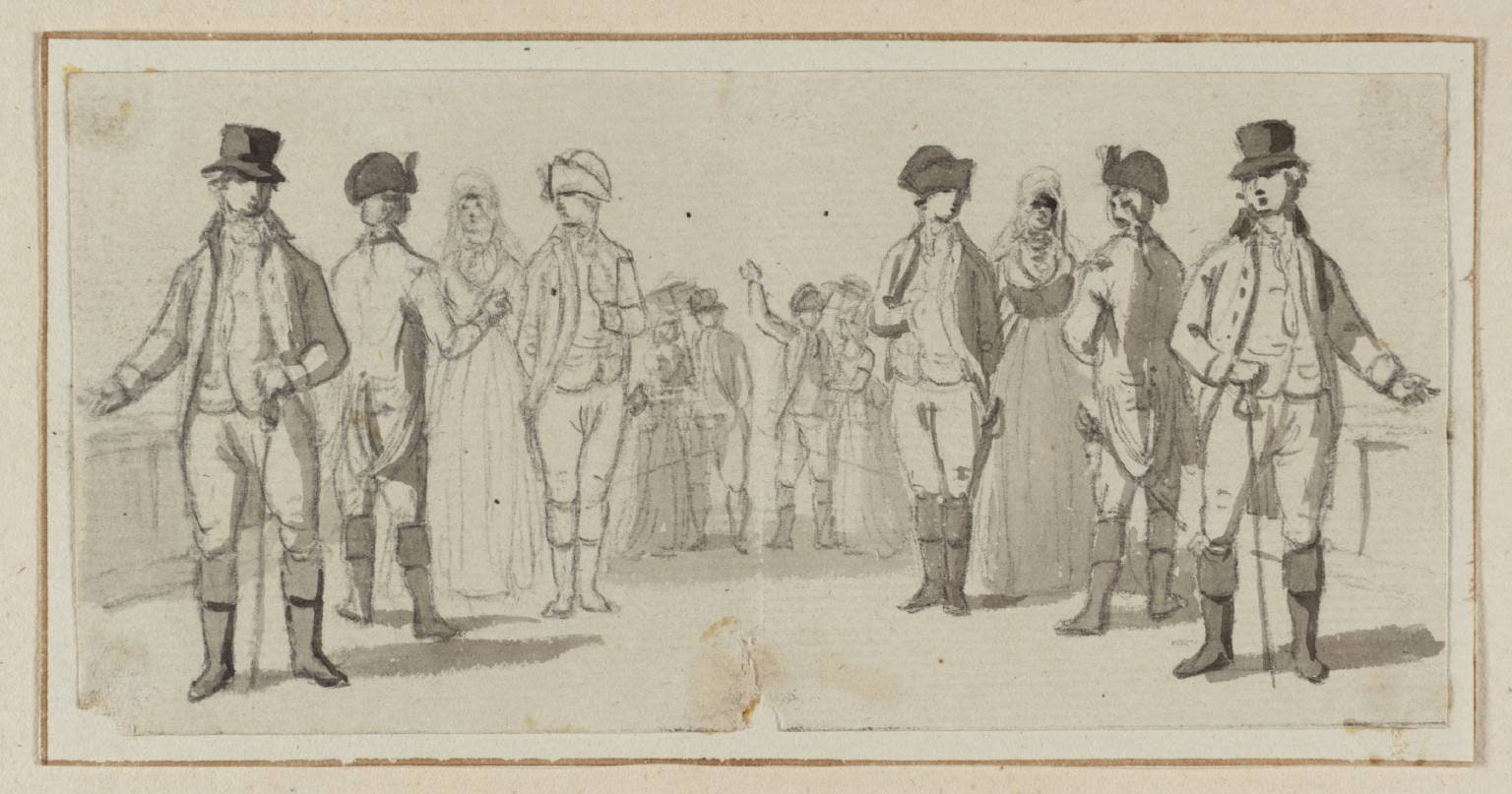 A Group on a Terrace