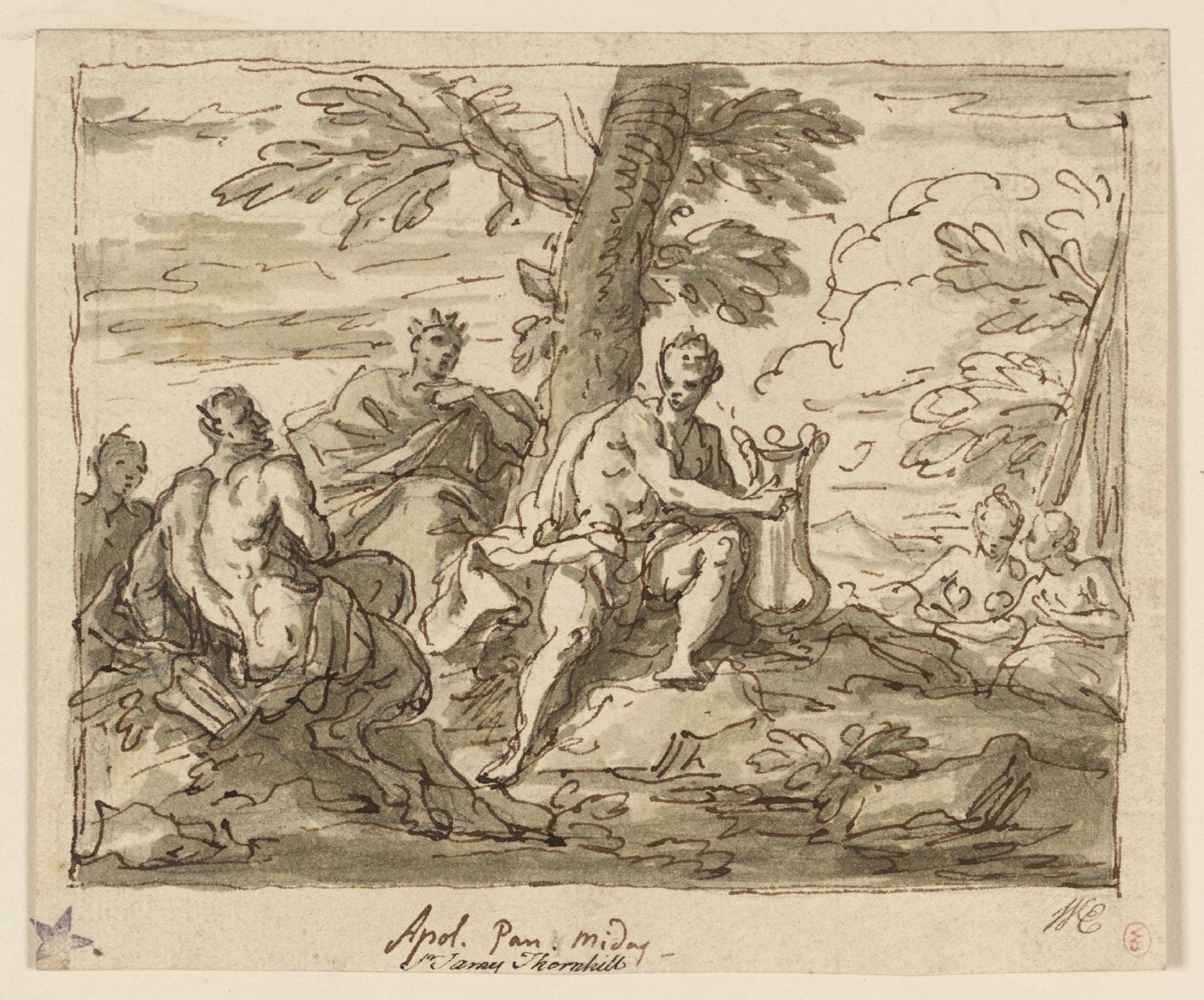Apollo, Pan, Midas. A Decoration