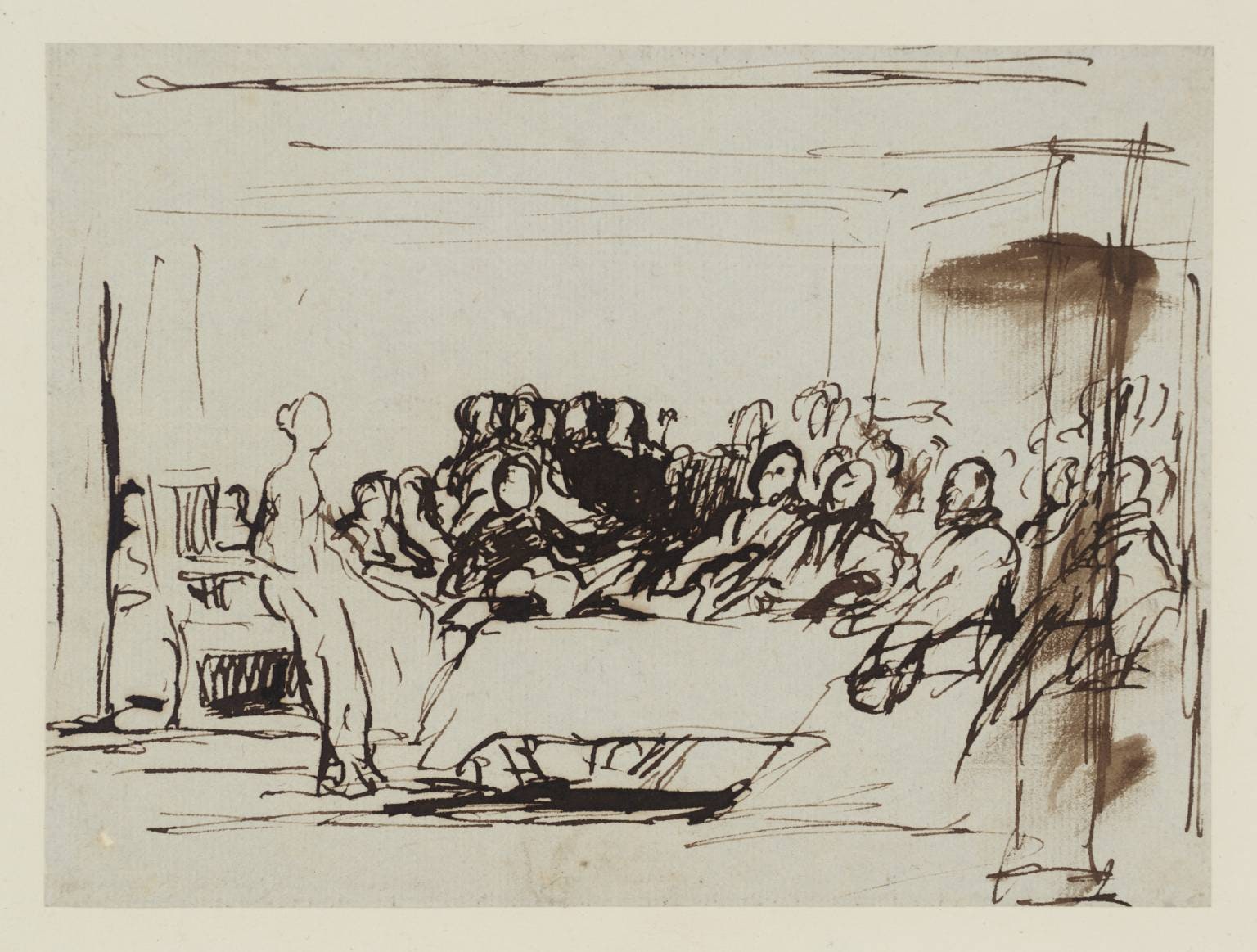 Sketch for Queen Victoria’s First Council
