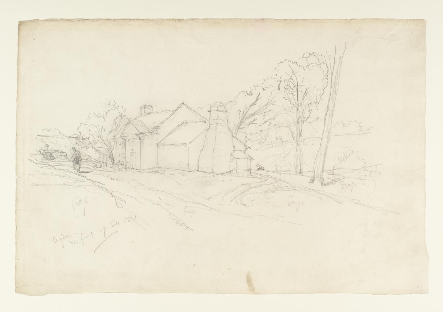 Distant View of a Cottage