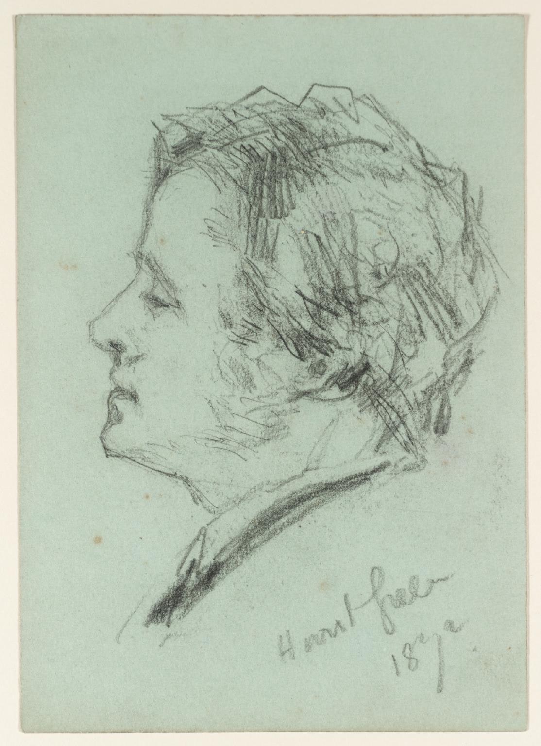 Portrait Study, a Head of a Man