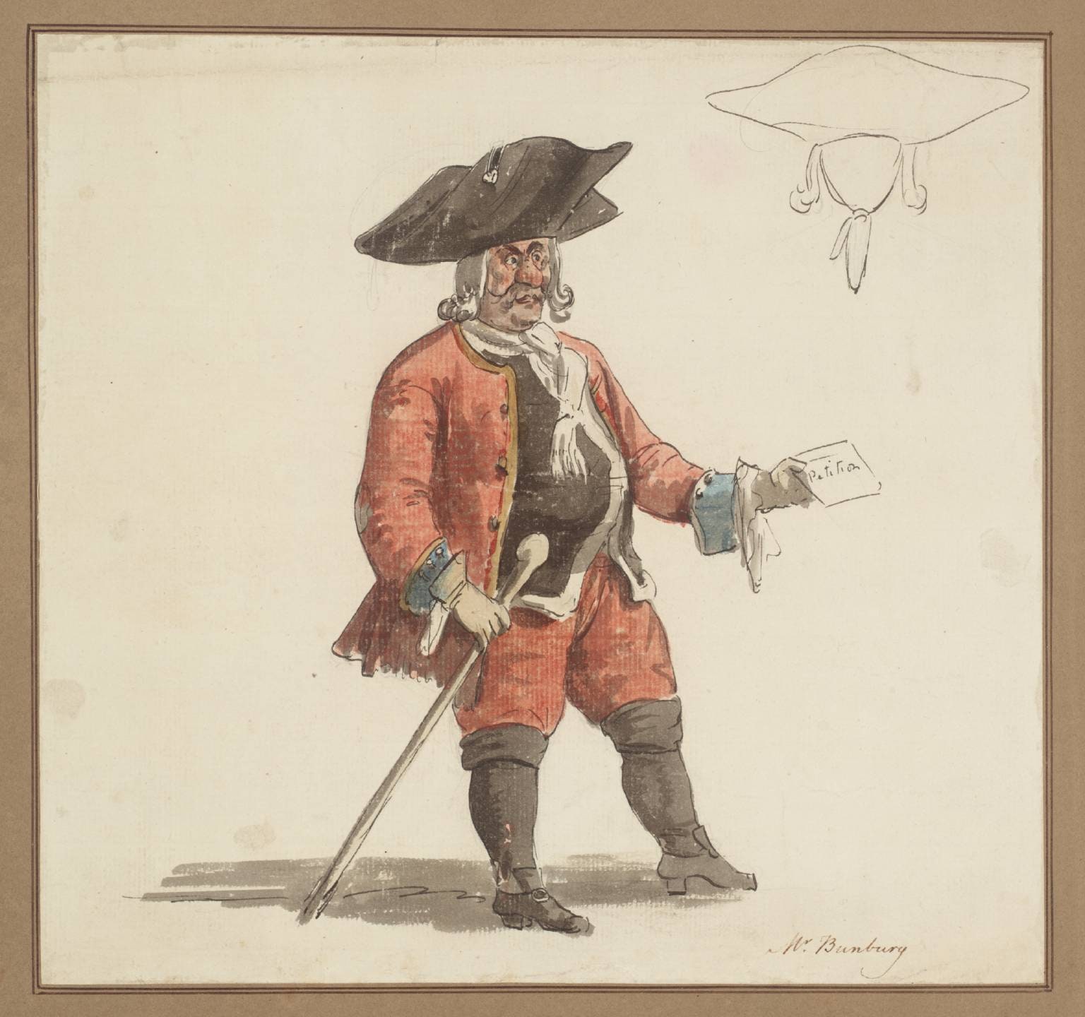 Old Soldier with Petition