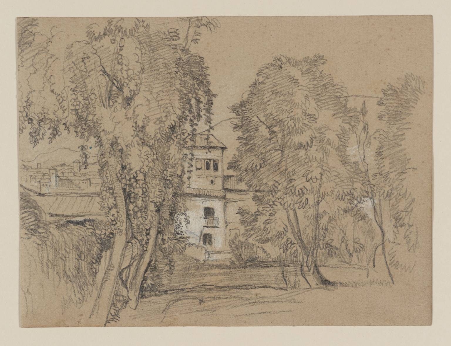 Sheet from a Sketchbook Used in Spain