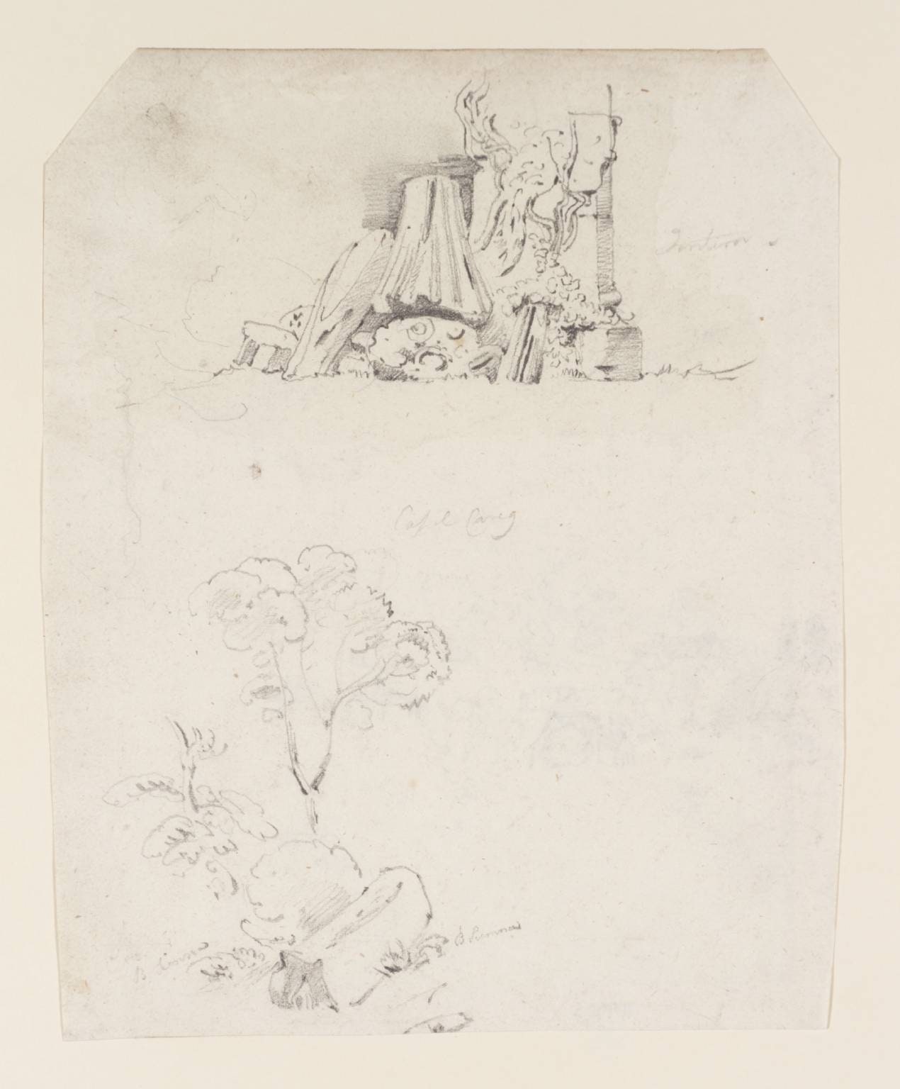 [title not known] Verso: Sketch