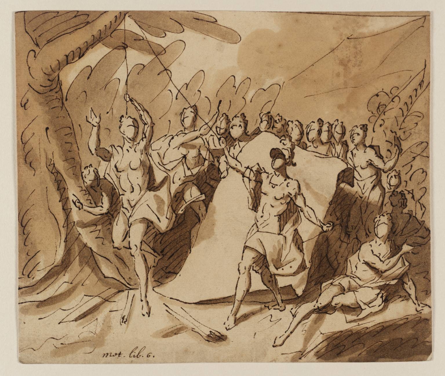 Illustration to Ovid: The Death of Arachne