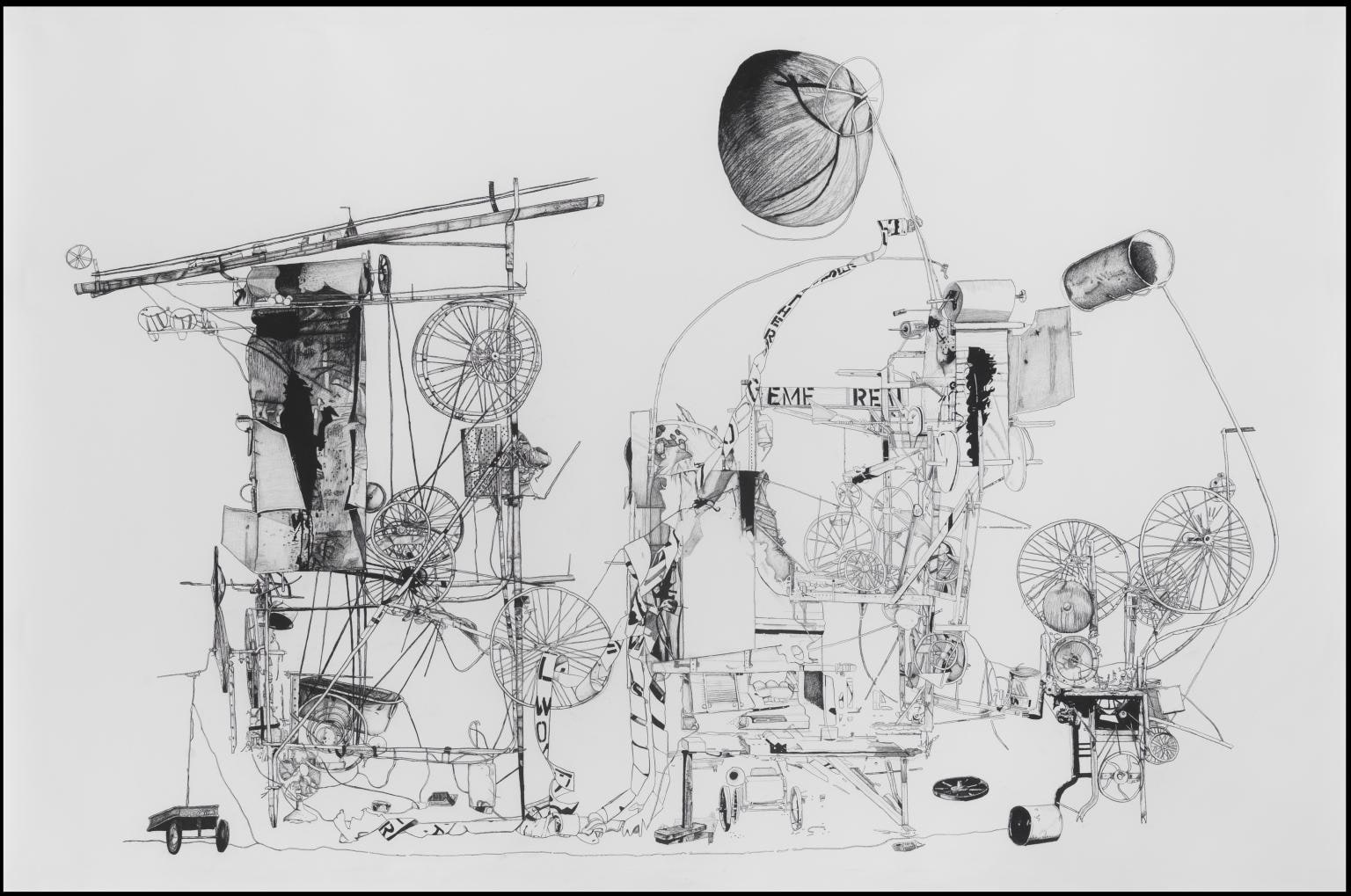H.2.N.Y. Self-constructing Self-destroying Tinguely Machine, Museum of Modern Art, 17th March 1960