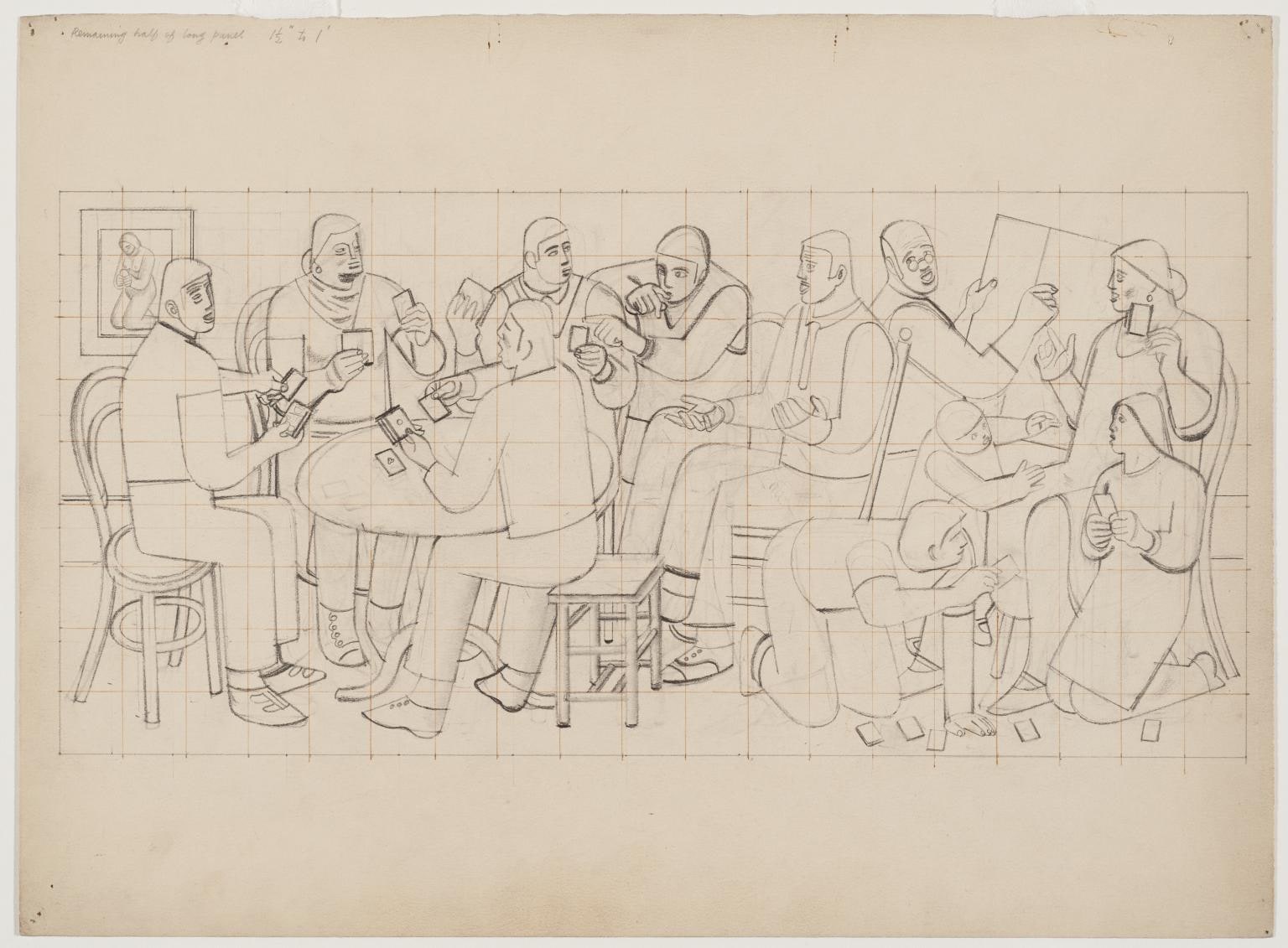 Study for ‘The Card Players’