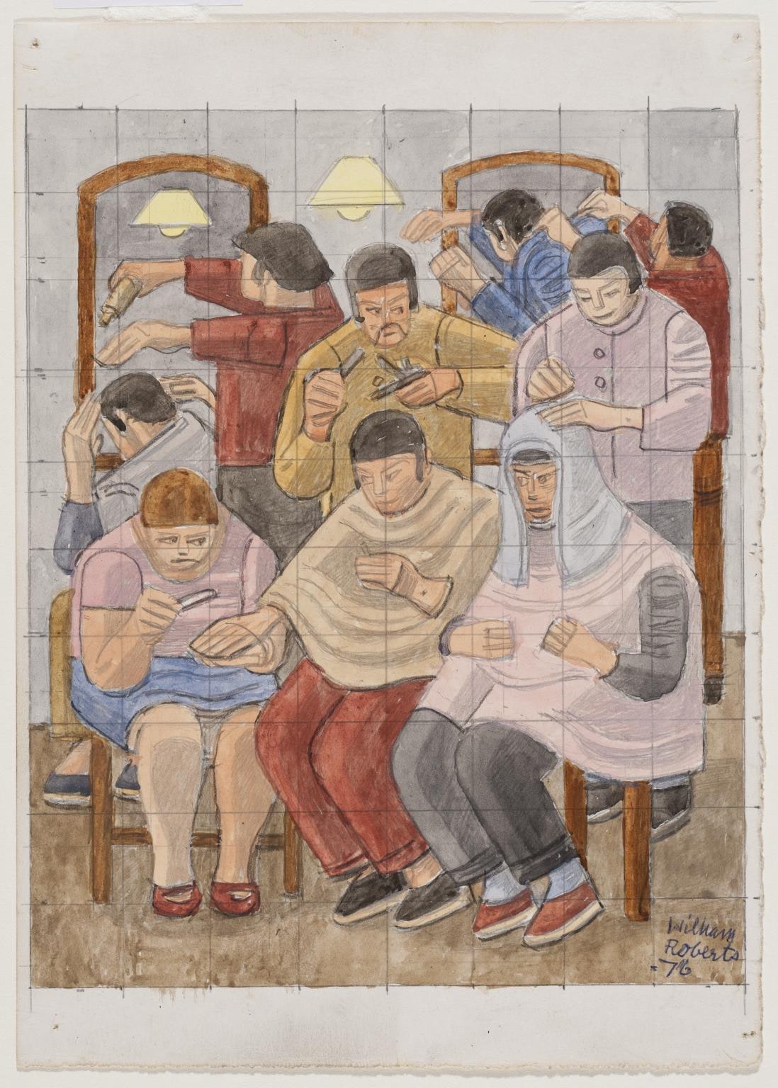 Study for ‘The Barber’s Shop’