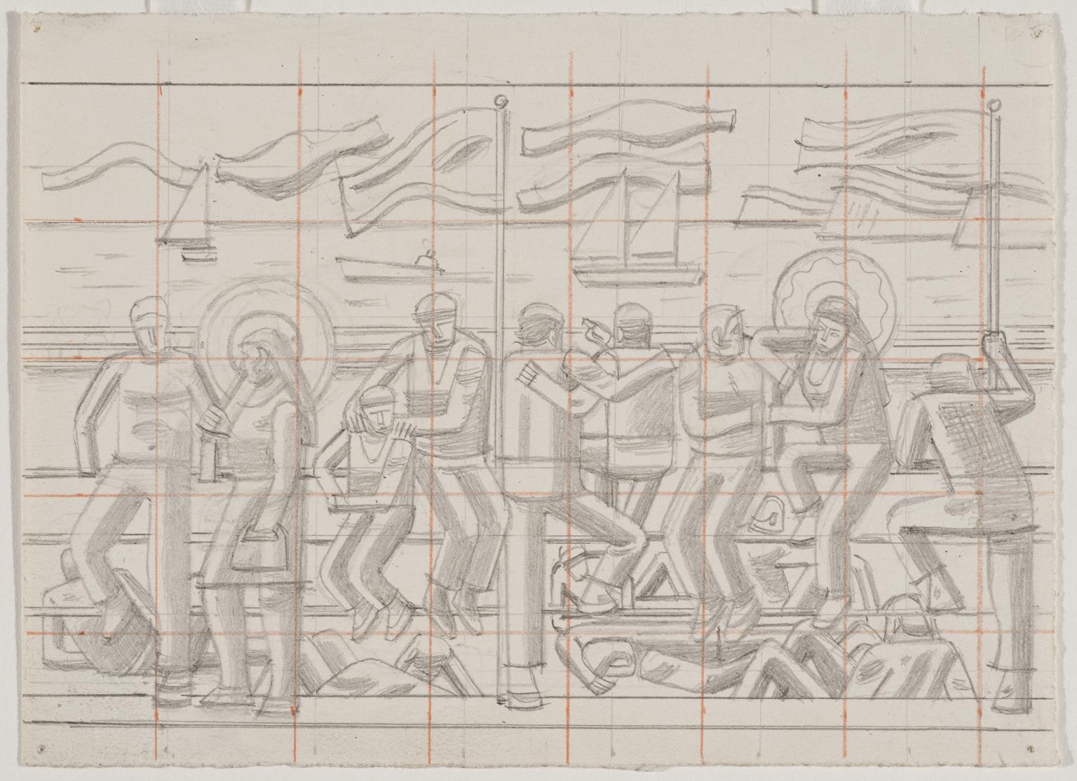 Study for ‘By the Seaside’
