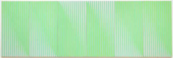 Untitled Systems painting (six sections)