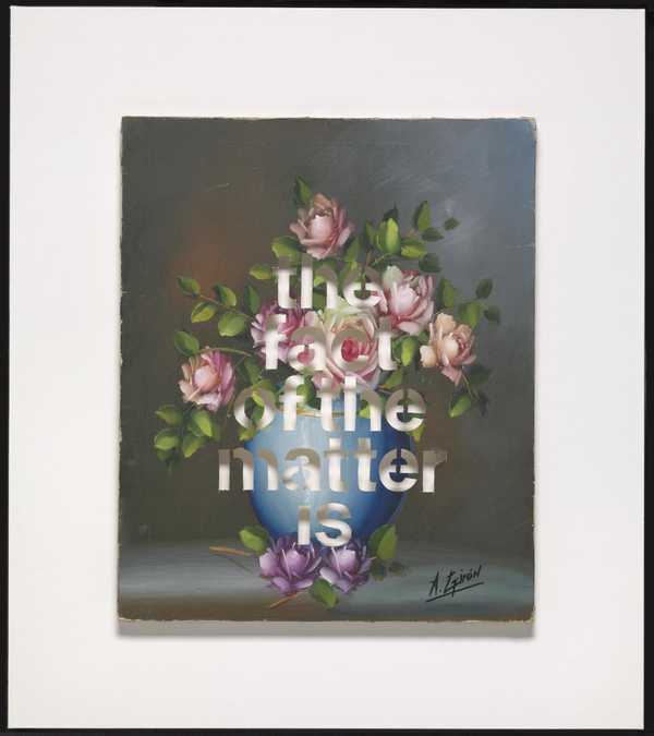 Armchair Painting - Untitled (the fact of the matter is)