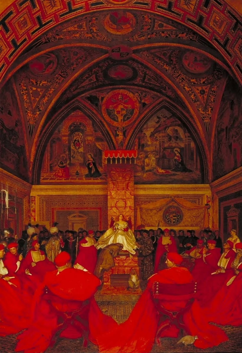 Lucretia Borgia Reigns in the Vatican in the Absence of Pope Alexander VI