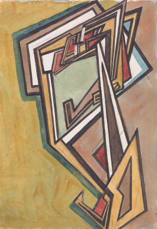 ‘Vorticist Design‘, Helen Saunders, c.1915 | Tate