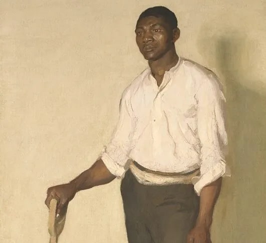 Portrait of a Black Gardener, Harold Gilman