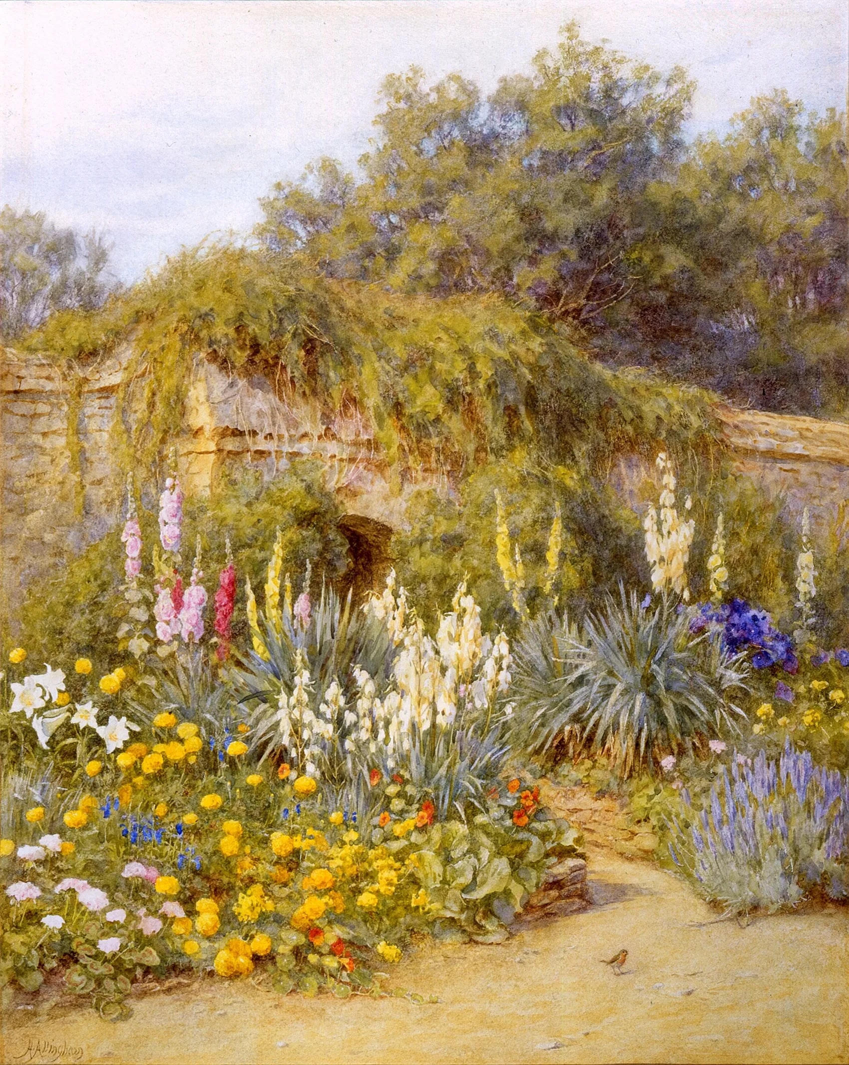 South Border at Munstead Wood by Helen Allingham