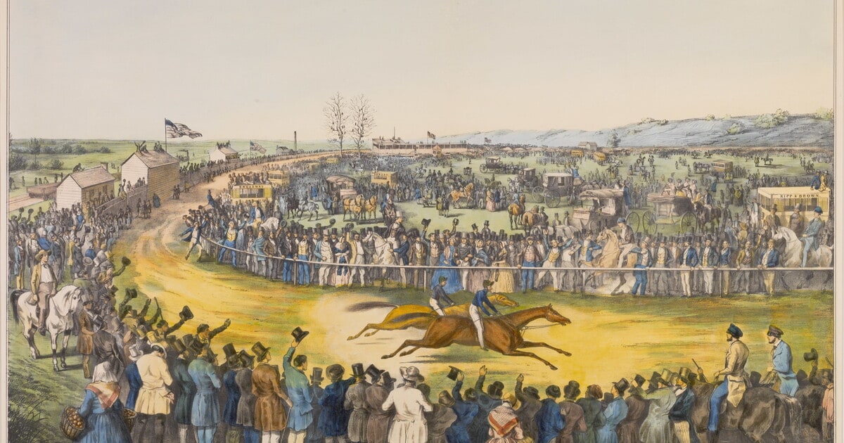 Peytona and Fashion. In Their Great Match for $20,000. Over the Union Course L.I. May 13, 1845, Won by Peytona