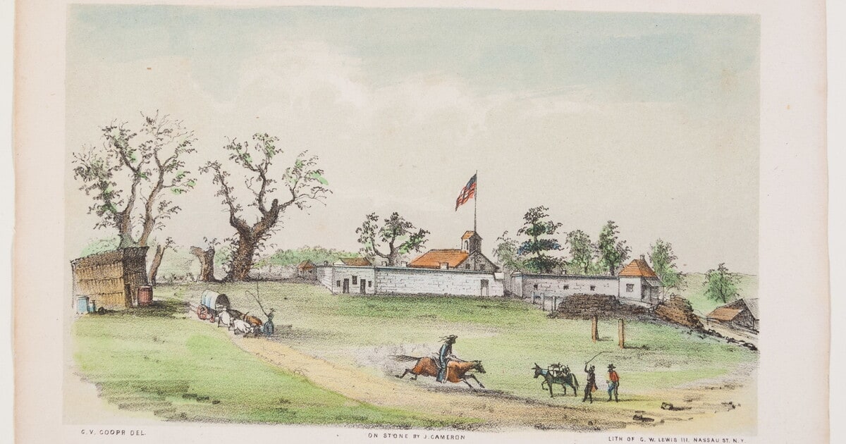 Sutters Fort 1849.