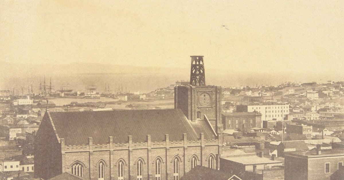 View over the City, Containing the Portions between California and Bush Streets