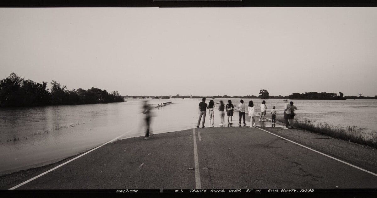 Trinity River, Over Route 34, Ellis County, Texas, May 1990