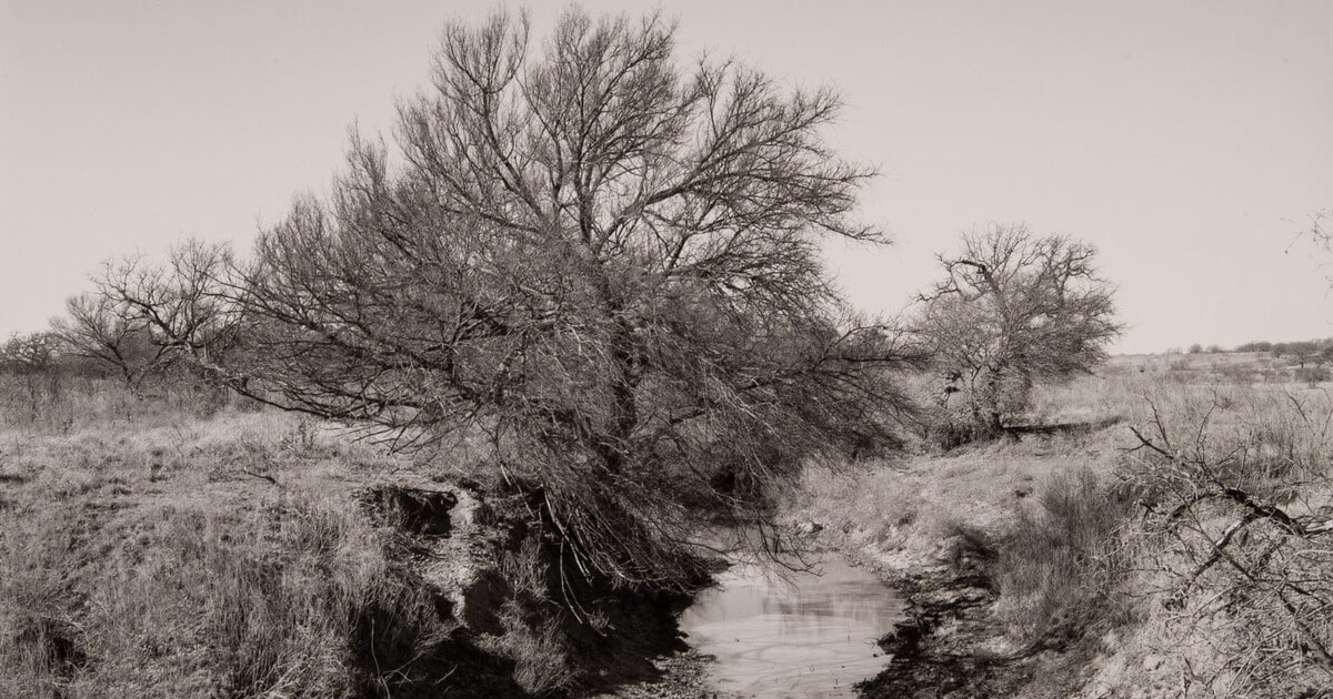 West Fork, Trinity River Off McMurty Road, Archer County, Texas, 1990