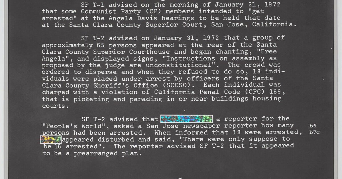 FBI Drawing: Instructions on Assembly