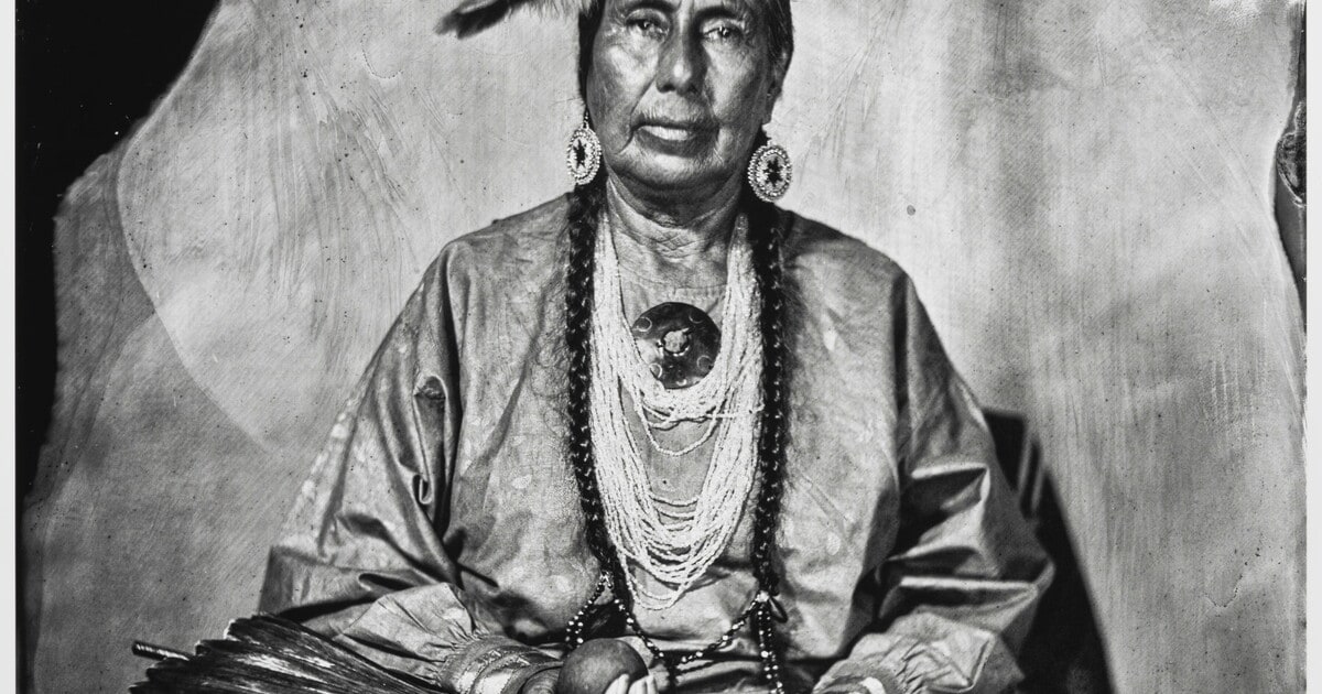 Talking Tintype: Casey Camp-Horinek, Citizen of the Ponca Tribe of Oklahoma, “Zhuthi,” Tribal Council Woman, Leader of Ponca Scalp Dance Society, Sundancer, Delegate to UN Permanent Forum on Indigenous Issues, Matriarch of Wonderful Family (grandmothe