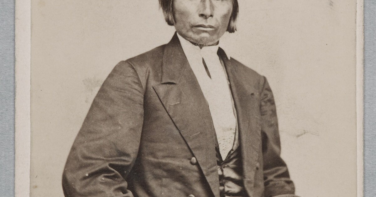 Anpetu-Tokeca or Other Day, Who Rescued Sixty-two Persons from the Indian Massacre of 1862, in Minnesota