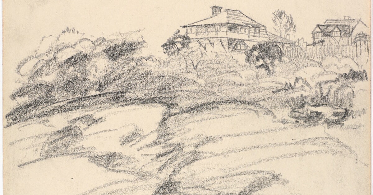 Study for Winslow Homer's Studio-Maine Coast