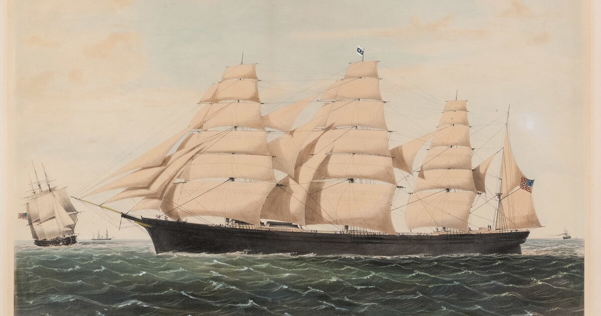 Clipper Ship "Great Republic."