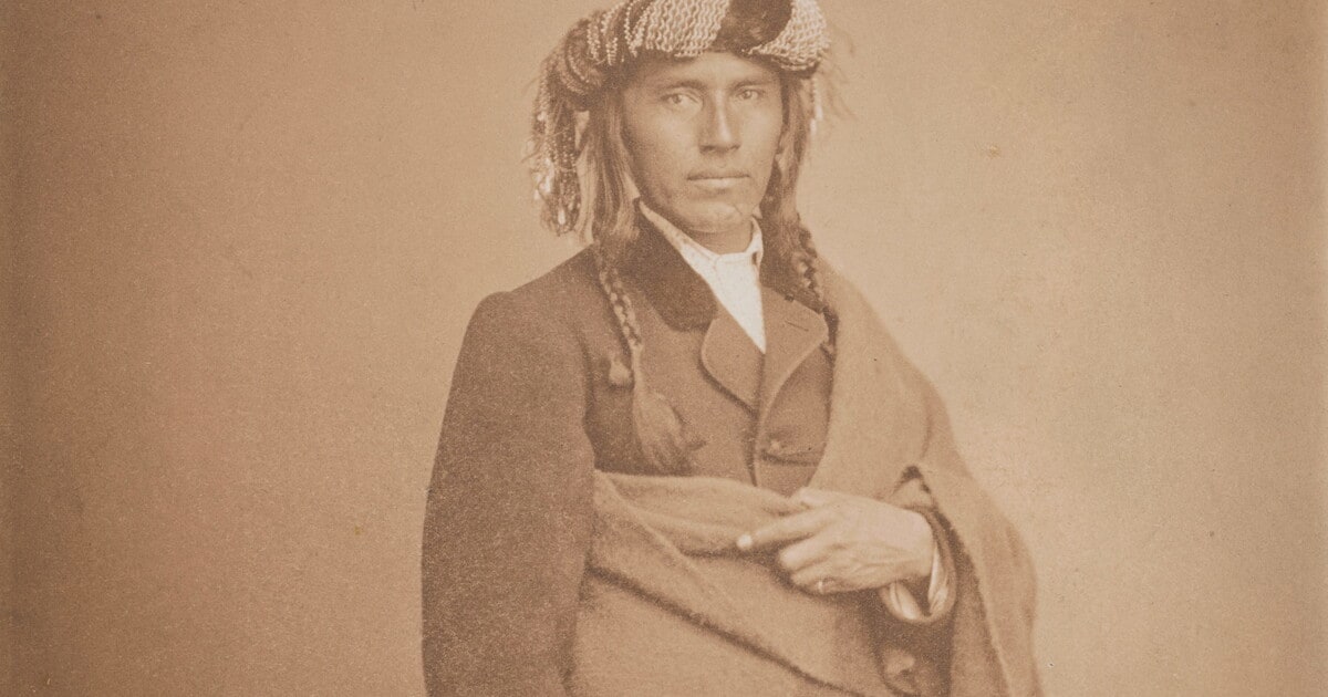 Po-Go-Nay-KeShick (Hole In the Day). The Celebrated Chippewa Chief