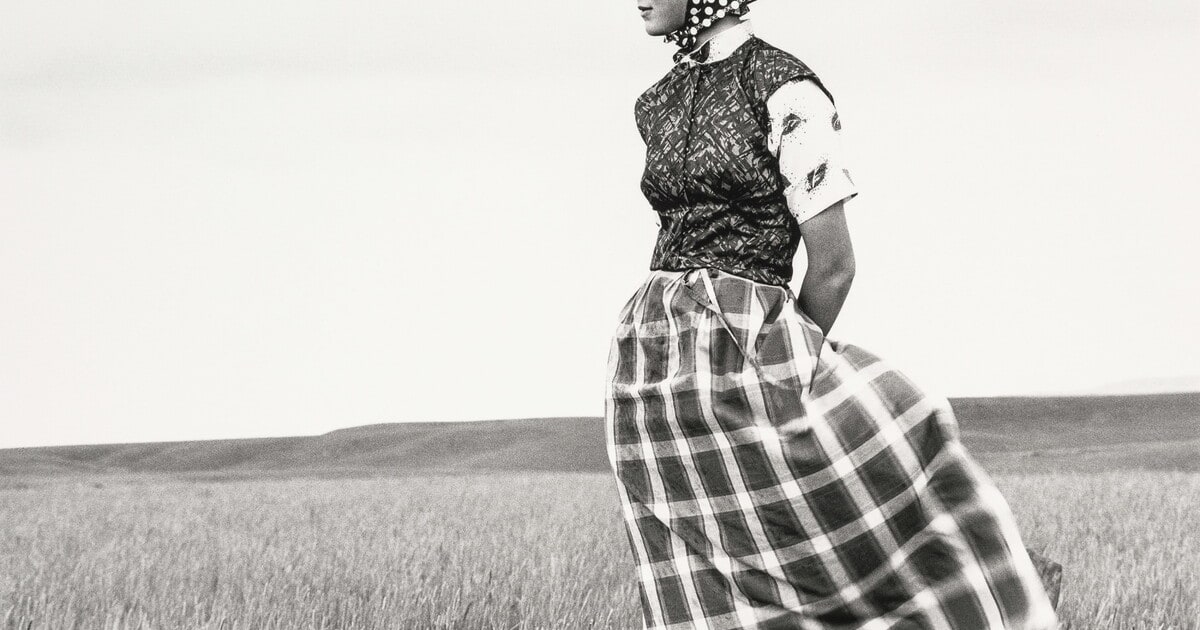 Hutterite Girl in Wheat Field (Emma)